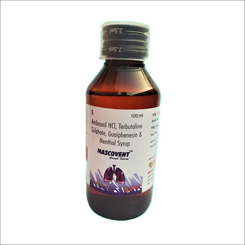 Ambroxol Hcl, Terbutaline Sulphate, Guaiphenesin And Menthol Syrup General Medicines