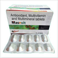 Antioxidant, Multivitamin And Multimineral Tablets