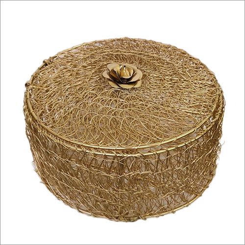 Eco-Friendly Round Wire Hamper Basket