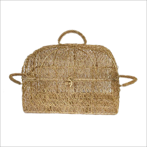 Metal Wire Basket Trunk