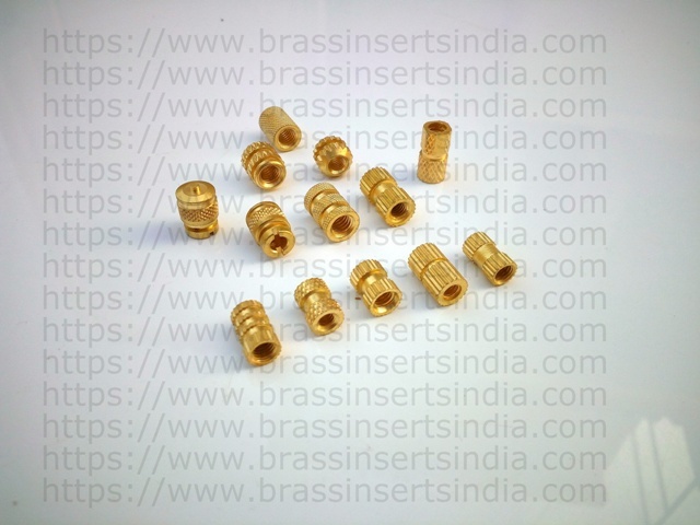 Brass Helical Knurling Inserts