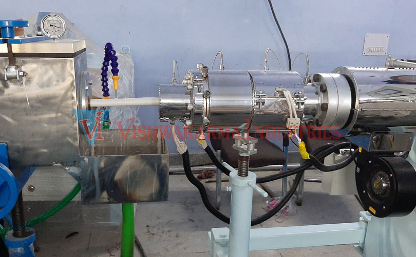 PVC Twin Screw Conduit Pipe Extrusion Line