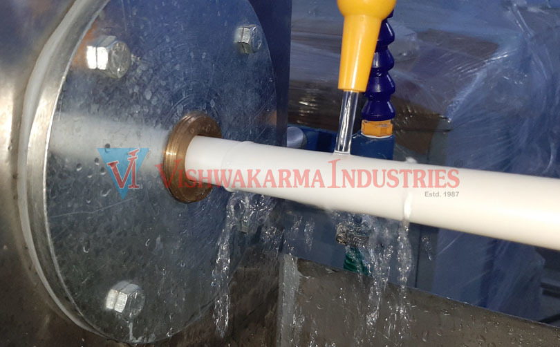 PVC Twin Screw Conduit Pipe Extrusion Line