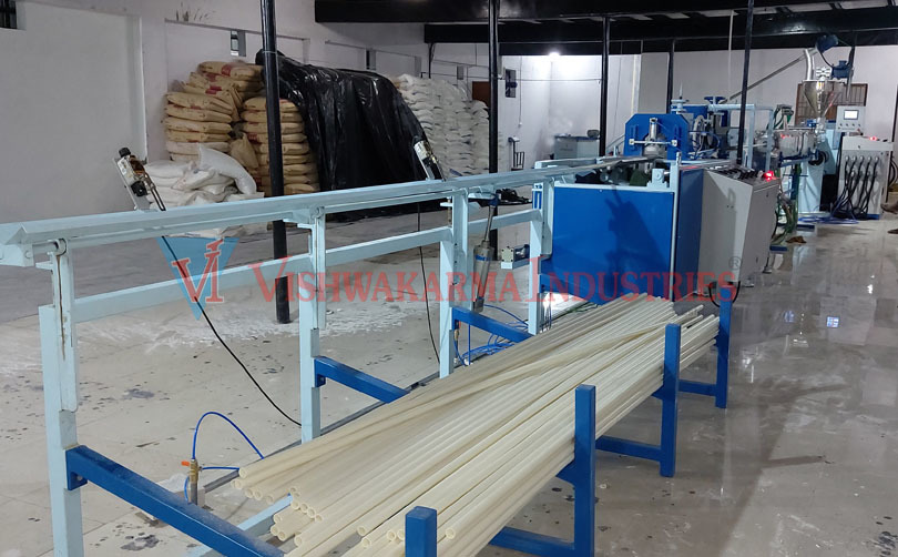 PVC Twin Screw Conduit Pipe Extrusion Line