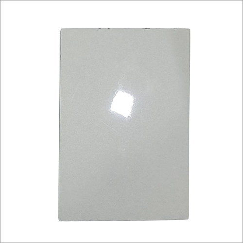 High Gloss  Ash White Decorative Laminates Size: Different Available