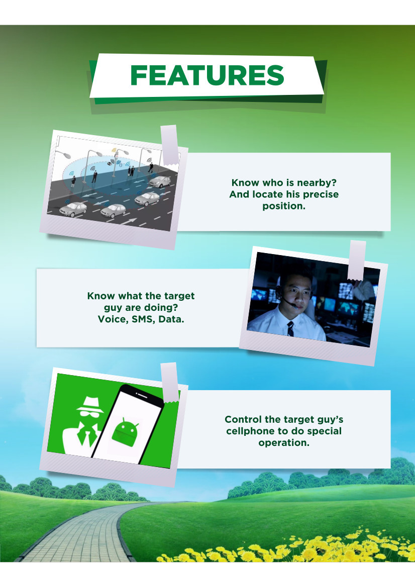 GSM, WCDMA, LTE Interceptor