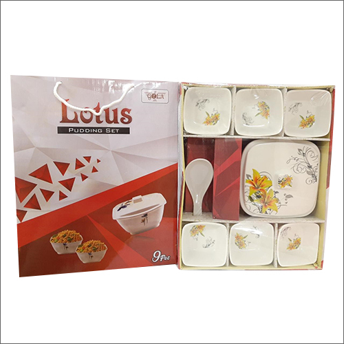 Opal Glass Pudding Set