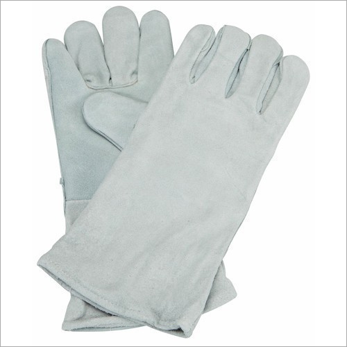 Cotton Industrial Leather Gloves
