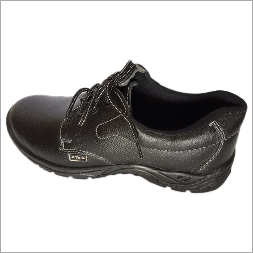 Black Pu Sole Leather S1 Safety Shoe