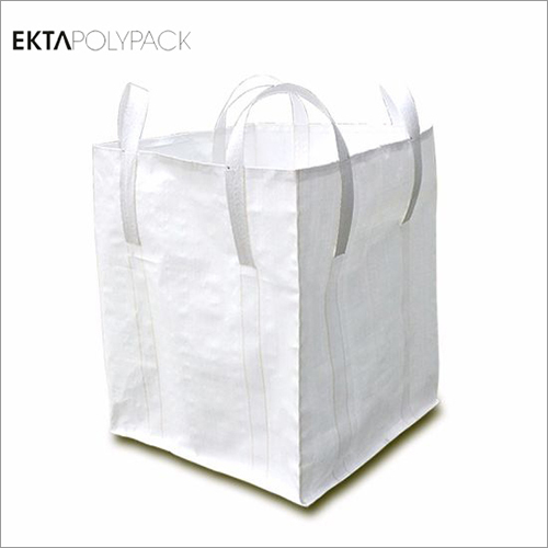 White 1 Ton PP Woven Bulk Bag FIBC Bag For Transport, Storage Capacity: 500  - 2000kg