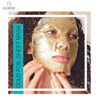 Gold Foil Facial Sheet Mask - Private Label Contract Manufacturing