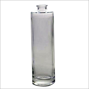 Transparent Cosmetics Long Glass Bottle