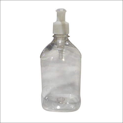 Transparent Hand Rub Plastic PET Bottle