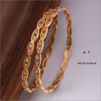 G-7 Stylish Gold Plated Artificial Bangles