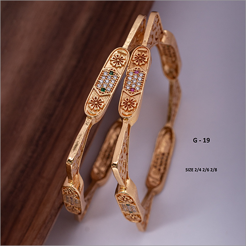 Gold Plated Artificial Bangles