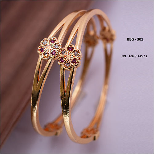 BBG-301 Ladies Gold Plated Bangles