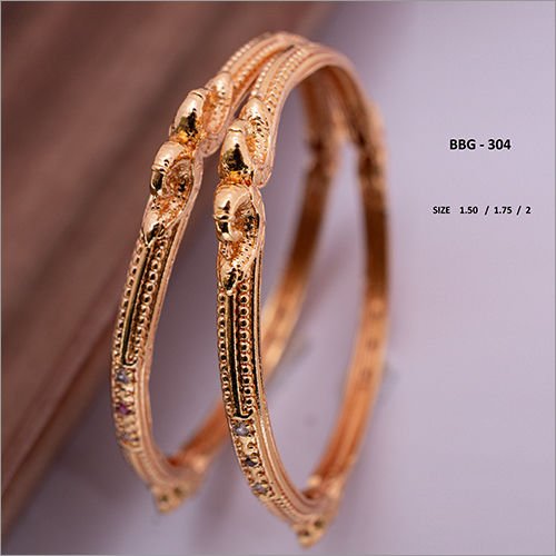 BBG-304 Designer Gold Plated Bangles