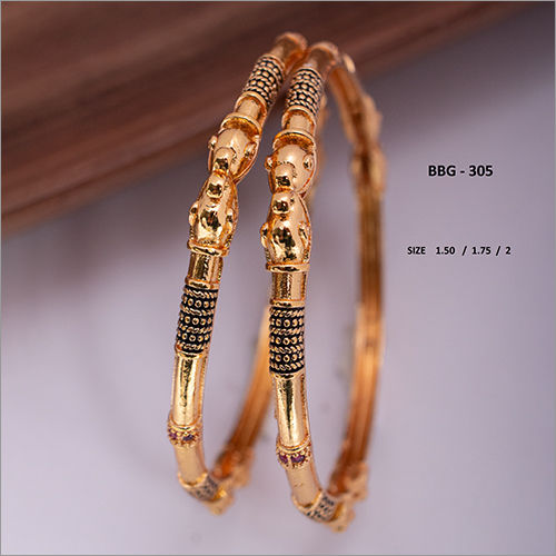 BBG-305 Modern Gold Plated Bangles