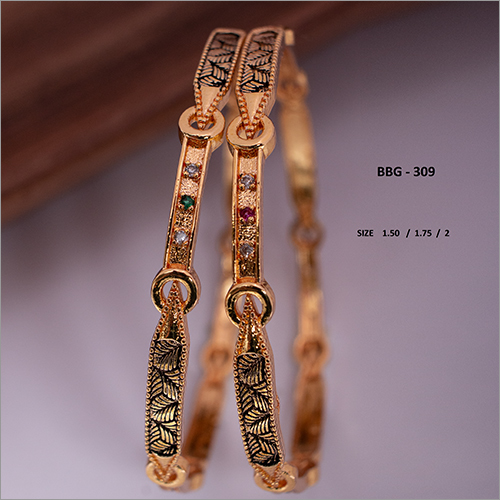 BBG-309 Daily Wear  Gold Plated Bangles
