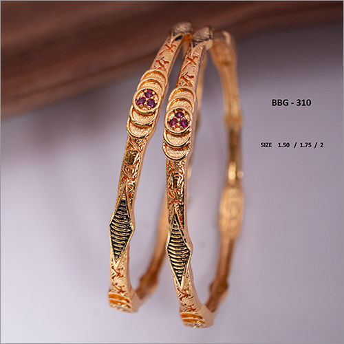 BBG-310 Stylish Gold Plated Bangles