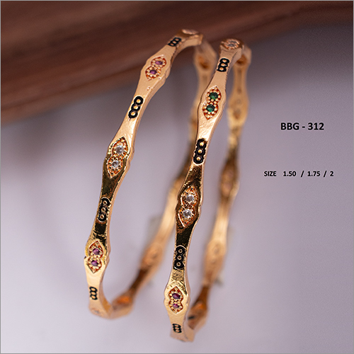 BBG-312  Gold Plated Bangles