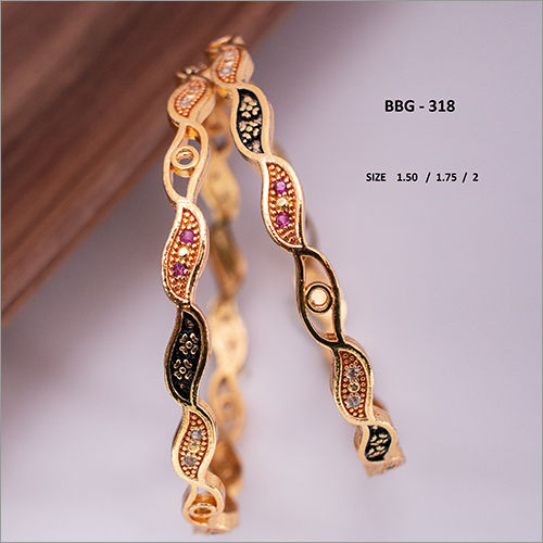 BBG-318 Gold Plated Bangles