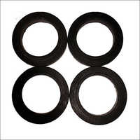 Silicone Rubber Gasket - Black Ring Gasket, Industrial Application With Durable Silicon Material