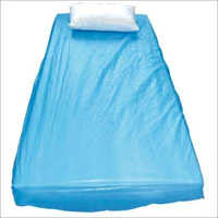 Plastic Bed Sheet - Hdpe/lldpe Film, 90"x200", Blue | Disposable, Waterproof, Sterilized, 25 Nos. Per Bag For Hospital Use