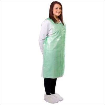Medical Plastic Apron - Polyethylene, Sizes S,L,M,XL, Color White | Blood Resistant, Chemical Resistant, Waterproof, Disposable