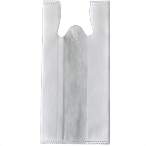 White Non Woven W Cut Bag