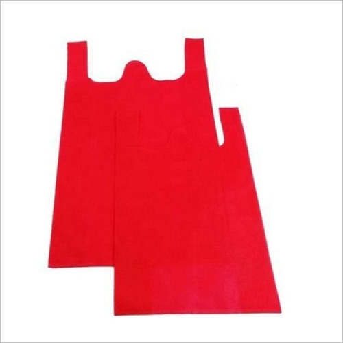 Red Non Woven W Cut Bag