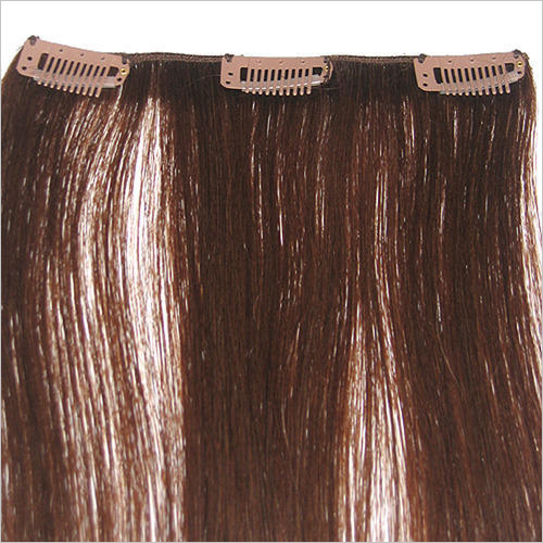 Clip On Human Hair Extensions Application: Profesional