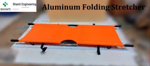 Aluminum folding stretcher