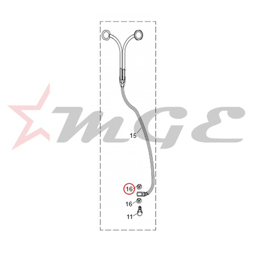Sealing Washer - Copper For Royal Enfield - Reference Part Number - #510640