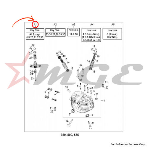 As Per Photo Cylinder Head Assembly (With Valve & Valve Spring) For Royal Enfield - Reference Part Number - #140778