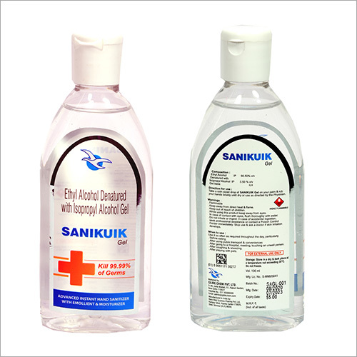 100ml Ethyl Alcohol Denotured With Lsopropyl Alcohol Gel