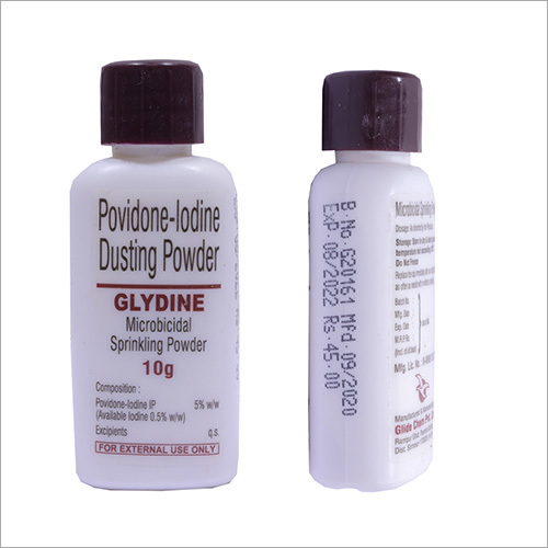 10g Povidone Iodine Dusting Powder Glycine Microbicidal Sprinkling Powder