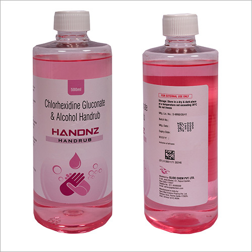 500ml Chlorhexidine Gluconate And Alcohol Handrub