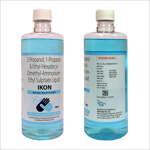 500ml 2 Propanol 30gm Ethyl hexadecyl Dimethyl Ammonium Ethylsulphate