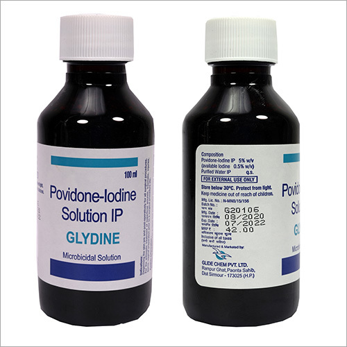 100ml Povidone Iodine Solution IP Microbicidal Solution