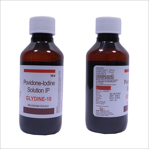 100ml Povidone Iodine Solution IP Microbicidal Solution