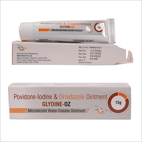15g Povidone Iodine And Ornidazole Ointment Microbicidal Water Soluble Ointment