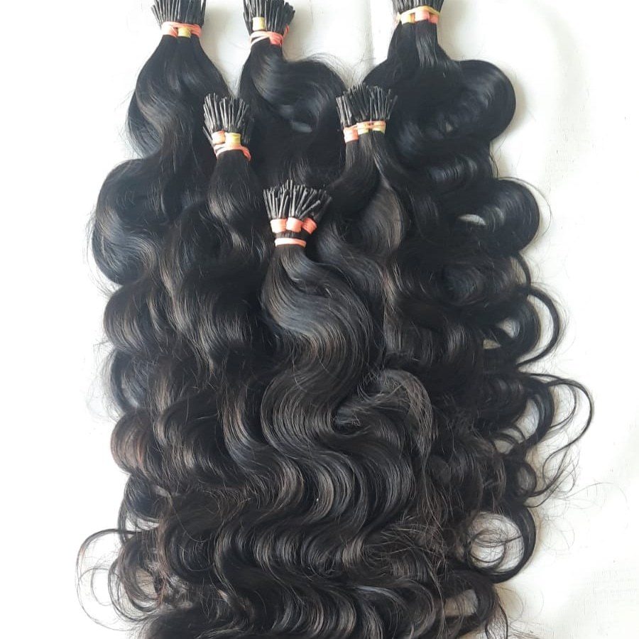 I Tip Hair Extensions Curly Remy Hair Human Hair Extensions