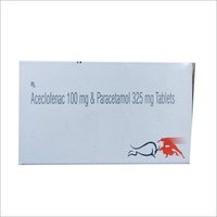 Aceclofenac 100mg And Paracetamol 325mg Tablets