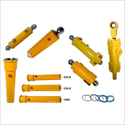 Yellow Concrete Pump- Boom Pump Plunger Cylinder