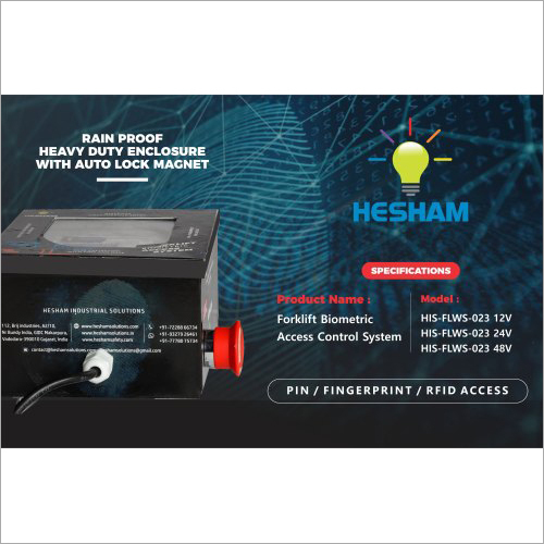Forklift BiometricIC Card Access Control devices By HESHAM INDUSTRIAL SOLUTIONS