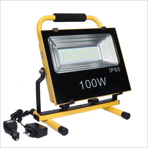 Rechargeable 100W Solar Flood Light By HESHAM INDUSTRIAL SOLUTIONS