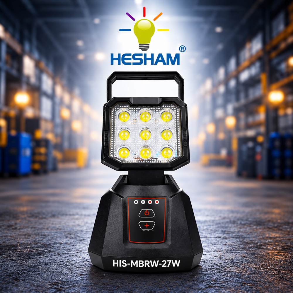 27w Rechargeable Magnetic Base LED  Flood Light