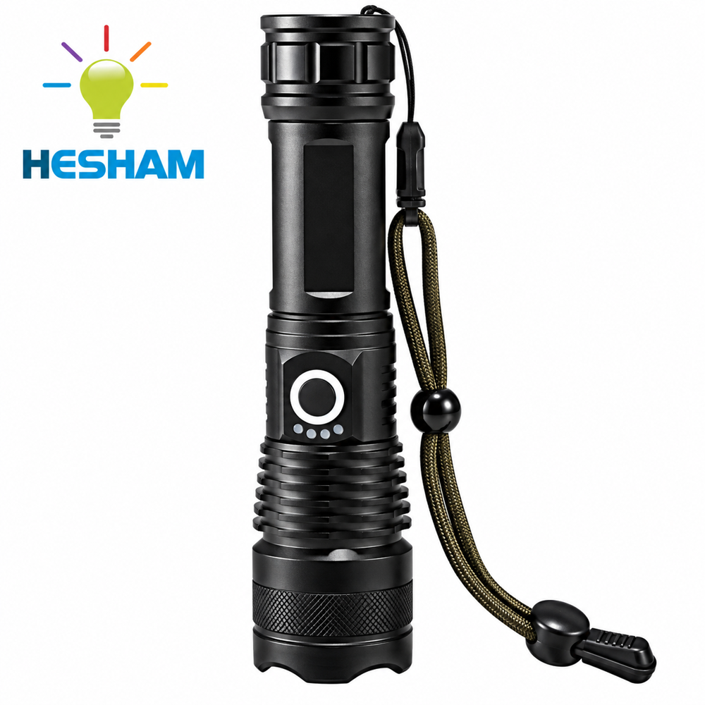 High Power Waterproof Flashlight Zoomable Focus XHP50Z 20W