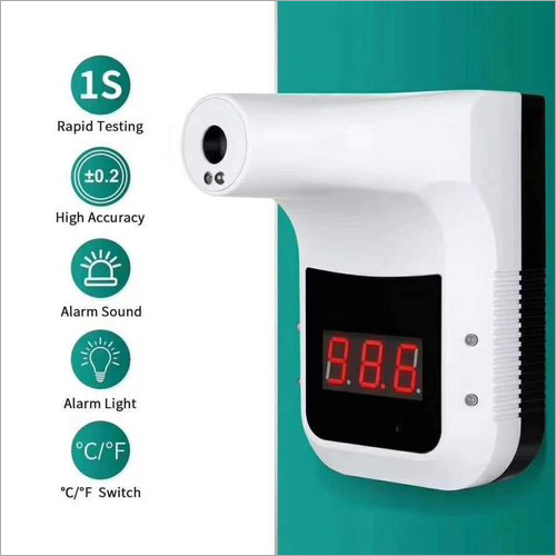 Wall-Mounted Touch Less Infrared Forehead Thermometer